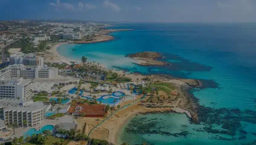 Travel view of Ednan exploring a beach